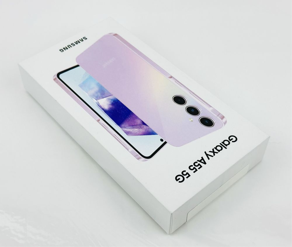 НОВ! Samsung Galaxy A55 5G 256GB Light Violet 2г. Гаранция!