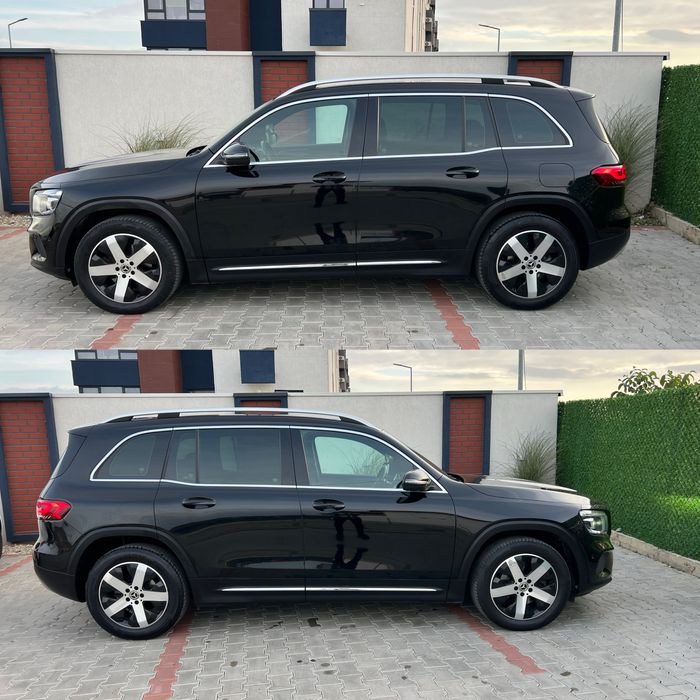 Mercedes GLB 2021 lumini ambientale, lane assist, km reali