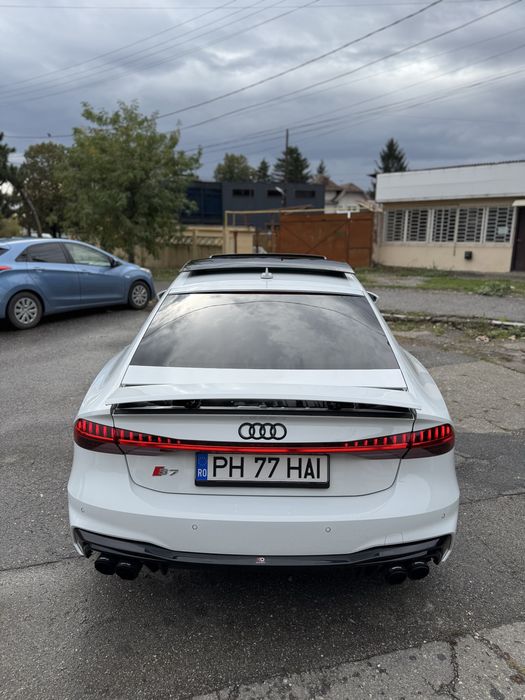 Audi A7 2019 alb perlat 3.0 tdi  mild hibrid