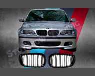 Двойни M3 M Бъбреци Решетки BMW E46 Седан Комби БМВ Е46 Гланц М3