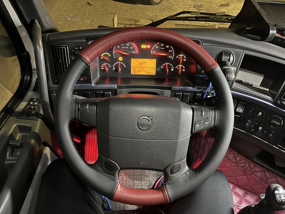 Husa volan camion / autobuz piele