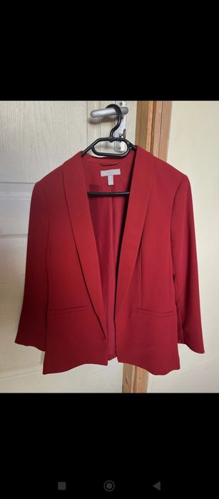 Sacou roșu închis H&M măsură 38 și roz prăfuit