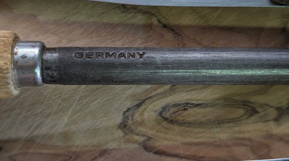 Cutite vechi de bucatarie Zwilling, Solingen, masat F. Dick