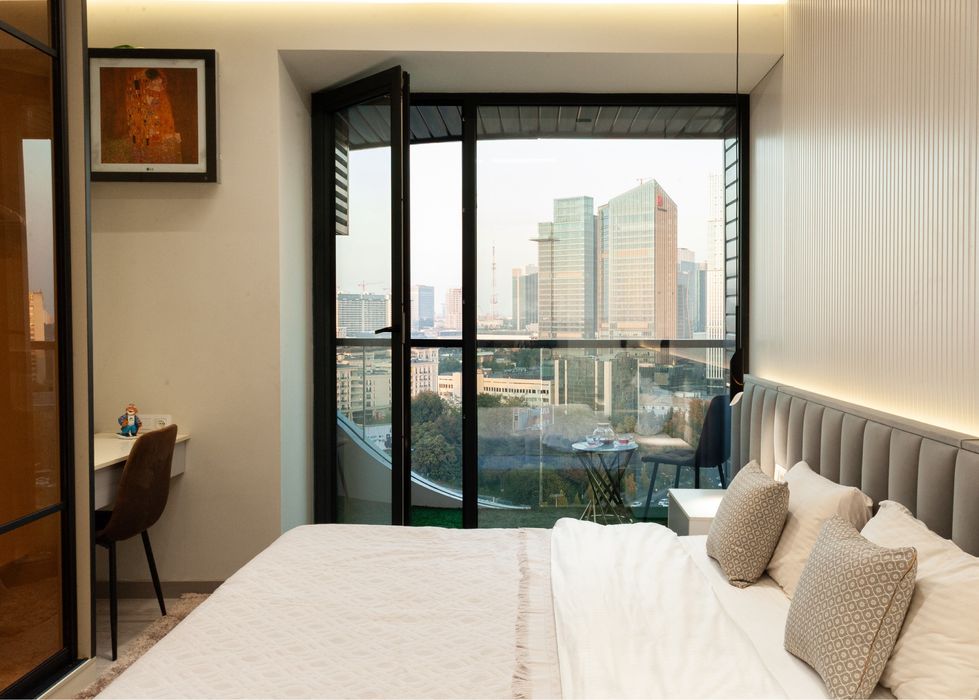 Akash Apartments — суточная студия с видом на Tashkent City