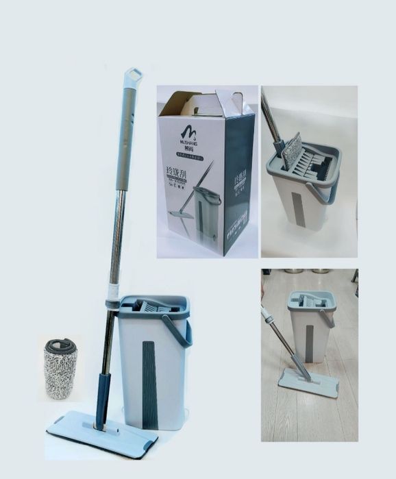 НОВИНКА Швабра ЛЕНТЯЙКА с Отжимом ,