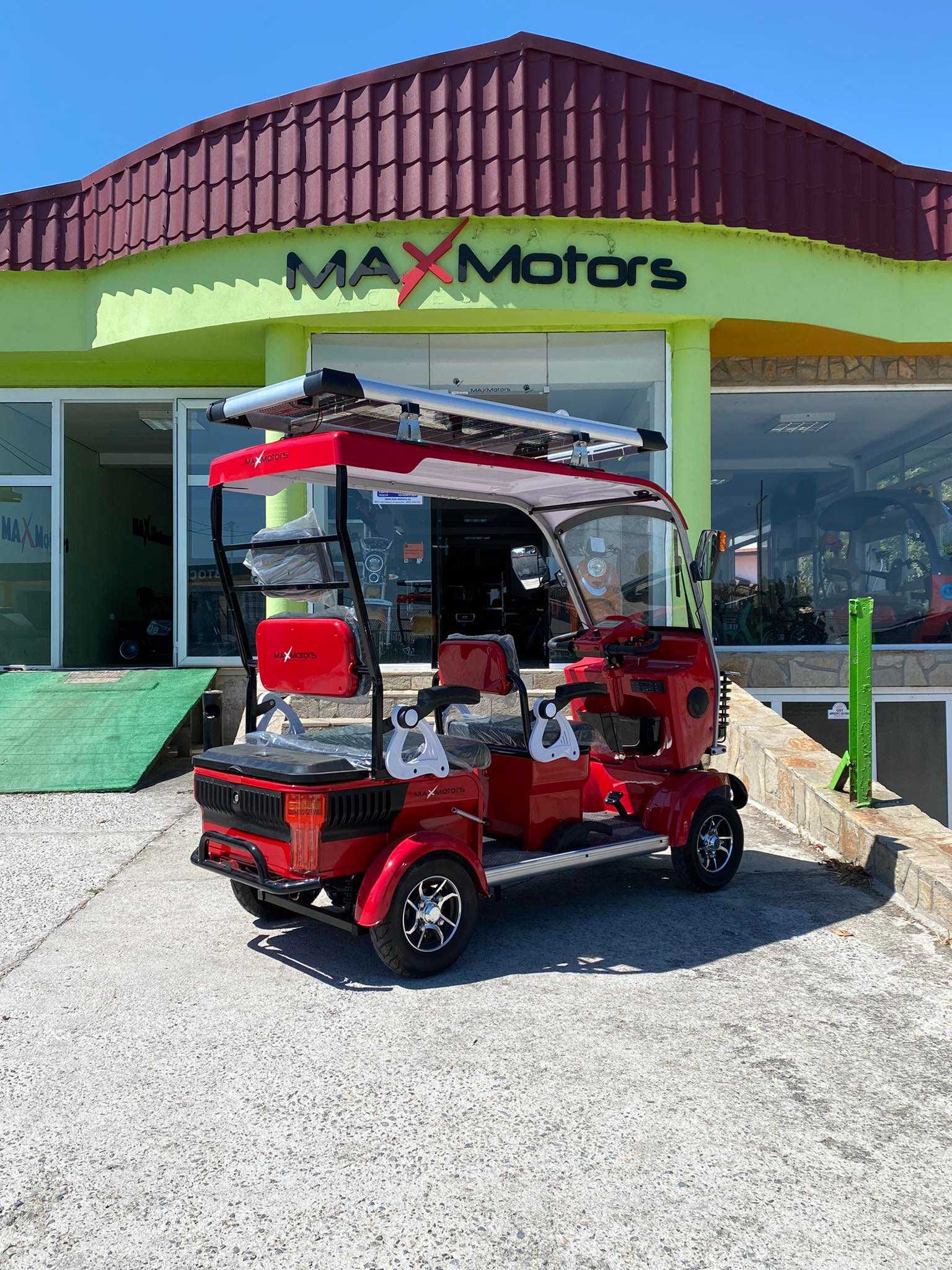 Електрическа четириколка с соларен панел CARGO SOLAR PLUS 2000W/60V
