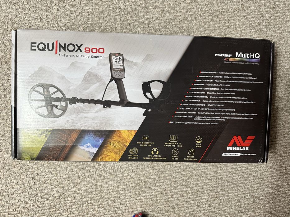 Металлоискатель Minelab equinox 900 в полной комплектации