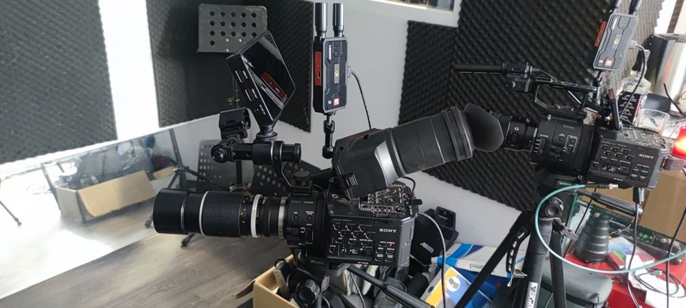 Camera sony fs100.monitor.obiectiv.super okazie