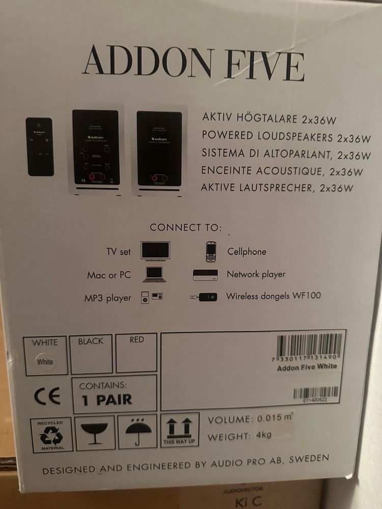 Boxe Audio Pro Addon Five