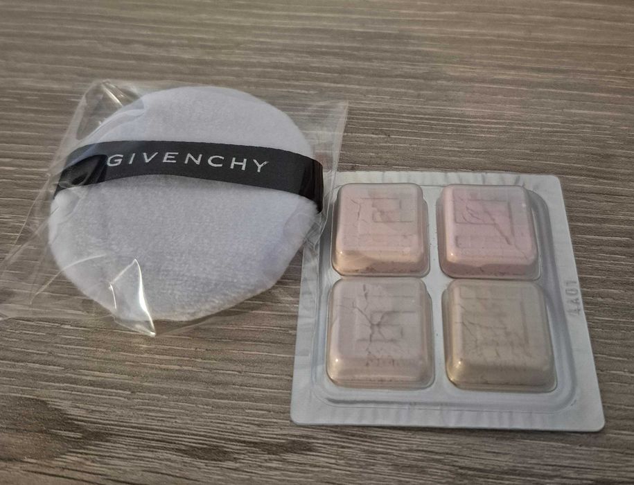 Лот пудра с мини парфюм