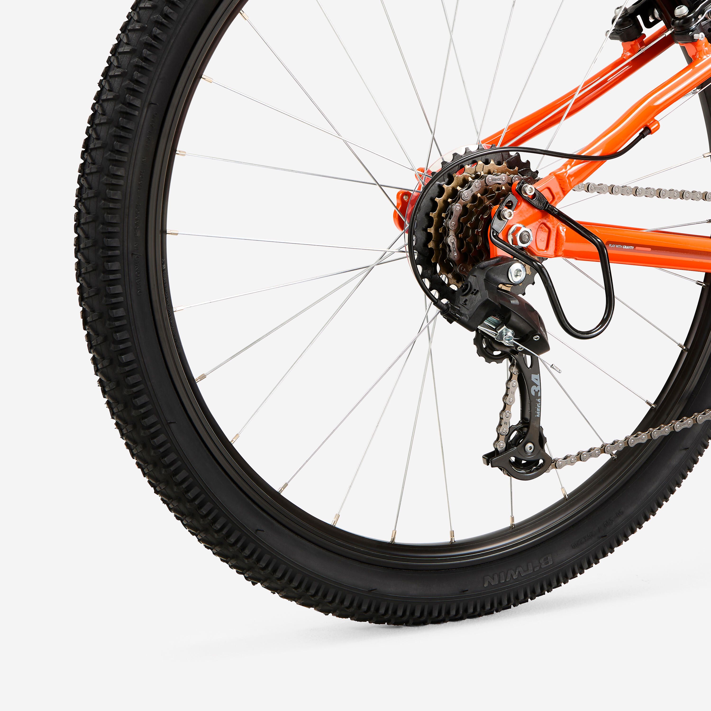 Mtb 26" 9-12 ani, Expl 500 Oranj - produs resigilat (nou) Decathlon
