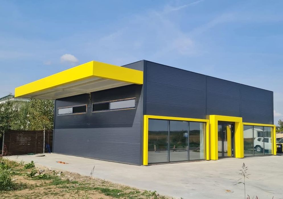Hală metalică spațiu comercial, pentru informații detaliate contactați