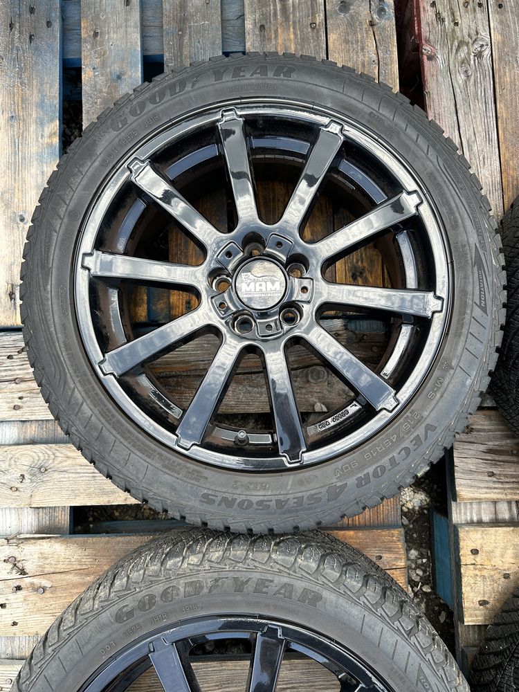 Лети джанти 4 броя джанти 5х100 16 цола с гуми GoodYear 215/45/16