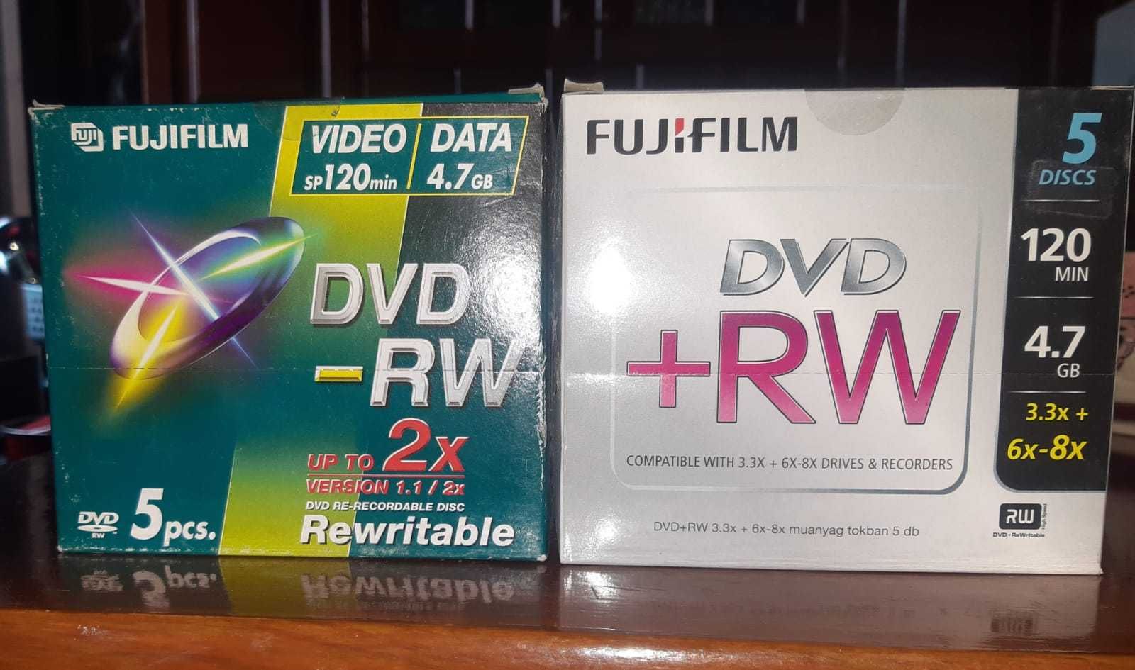 FUJIFILM DVD + RW, висококачествен запис, съхранение над 50 год