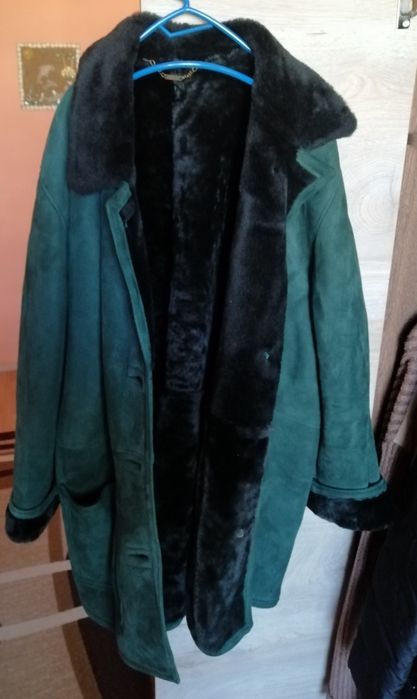 Зимна шуба от набук-лама
