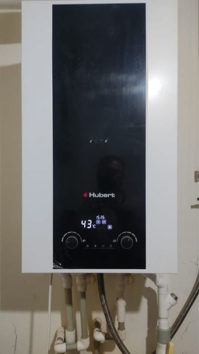 Котел Hubert AGL-35DL+дымоход+стабилизатор