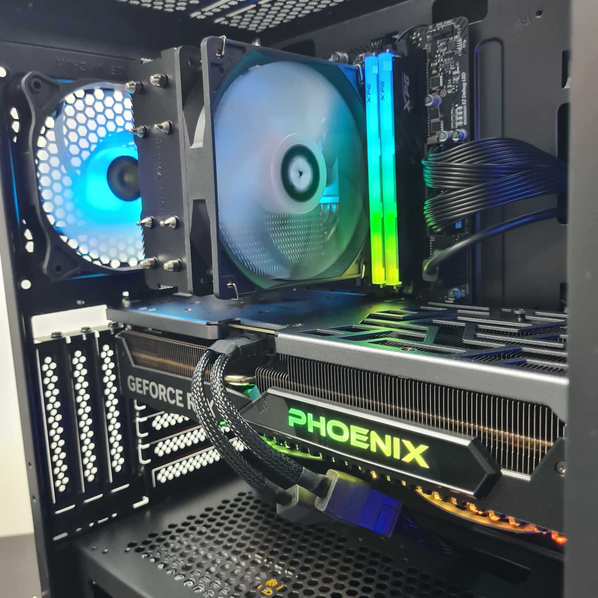 Геймърски компютър!  RTX 4070, Intel i5-13400F, 16GB RAM/Нов+Гаранция!