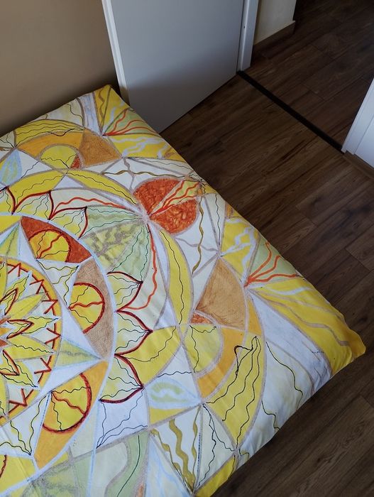 Husa pilota decorativa Joy (frequency art), 170 x 220 cm