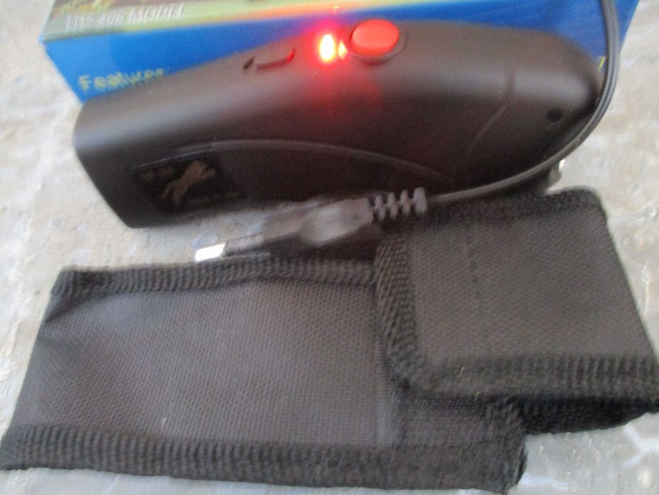 Electrosoc 1000KV lanterna aluminiu, acumulator intern, ON OFF