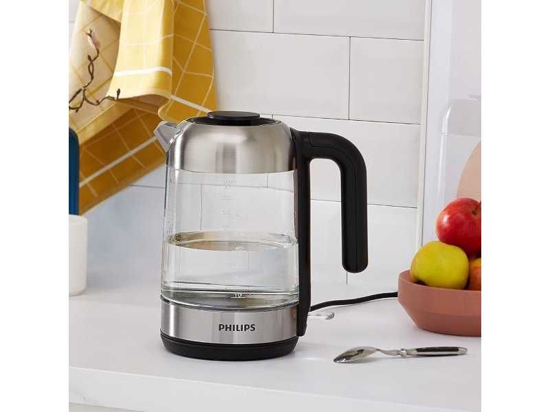 Електрическа Кана от Стъкло Philips HD9339/80, 1.7L, 2200W