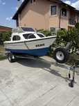 Barca cabinata 430m 20cp suzuki