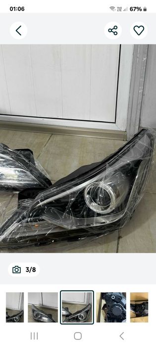 Продам фары хундай акцент 2015г