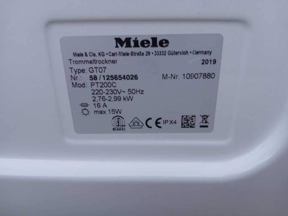 Сушилня Miele ProfiaWork