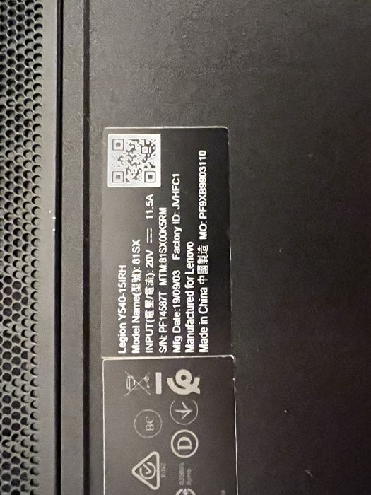 Lenovo Legion Y540 15IRH – Laptop de gaming performant