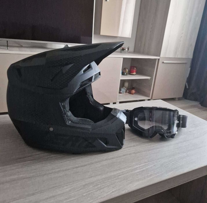 Casca Leatt 7.5 V22 Black S (mtb, enduro, motocross)