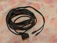 Продавам 5 метра видео кабел SCART към S-Video + аудио жак