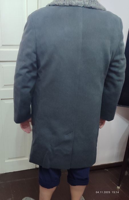 Новое Пальто мужское каракуль чистая шерсть СССР