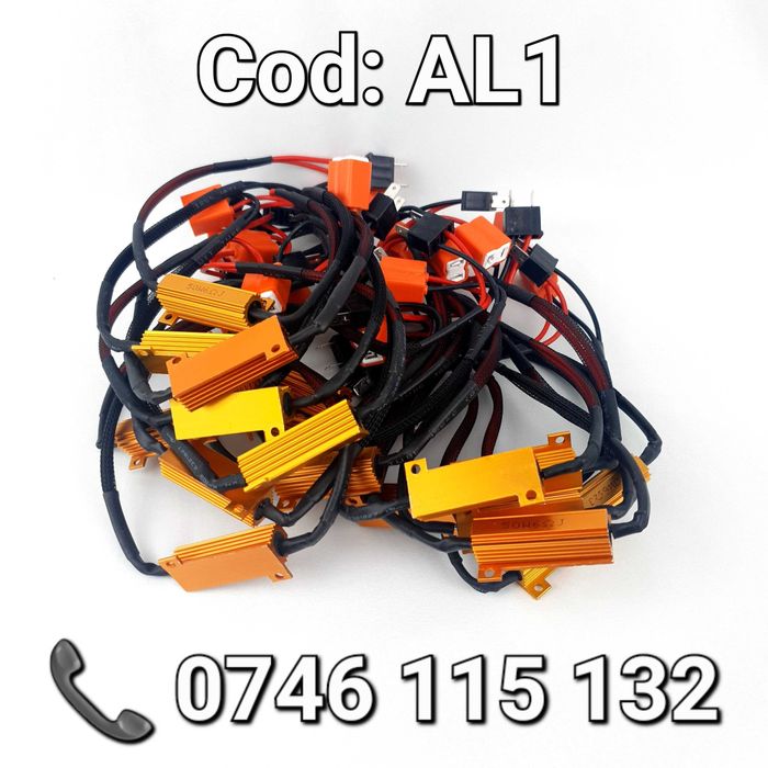 Anulatoare-Anulator Eroare Bec Ars-CANBUS LED H7-Multimarca-Aliaj--AL1