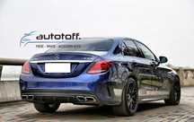 Difuzor bara spate Mercedes W205 C-Class (14-18) AMG Design