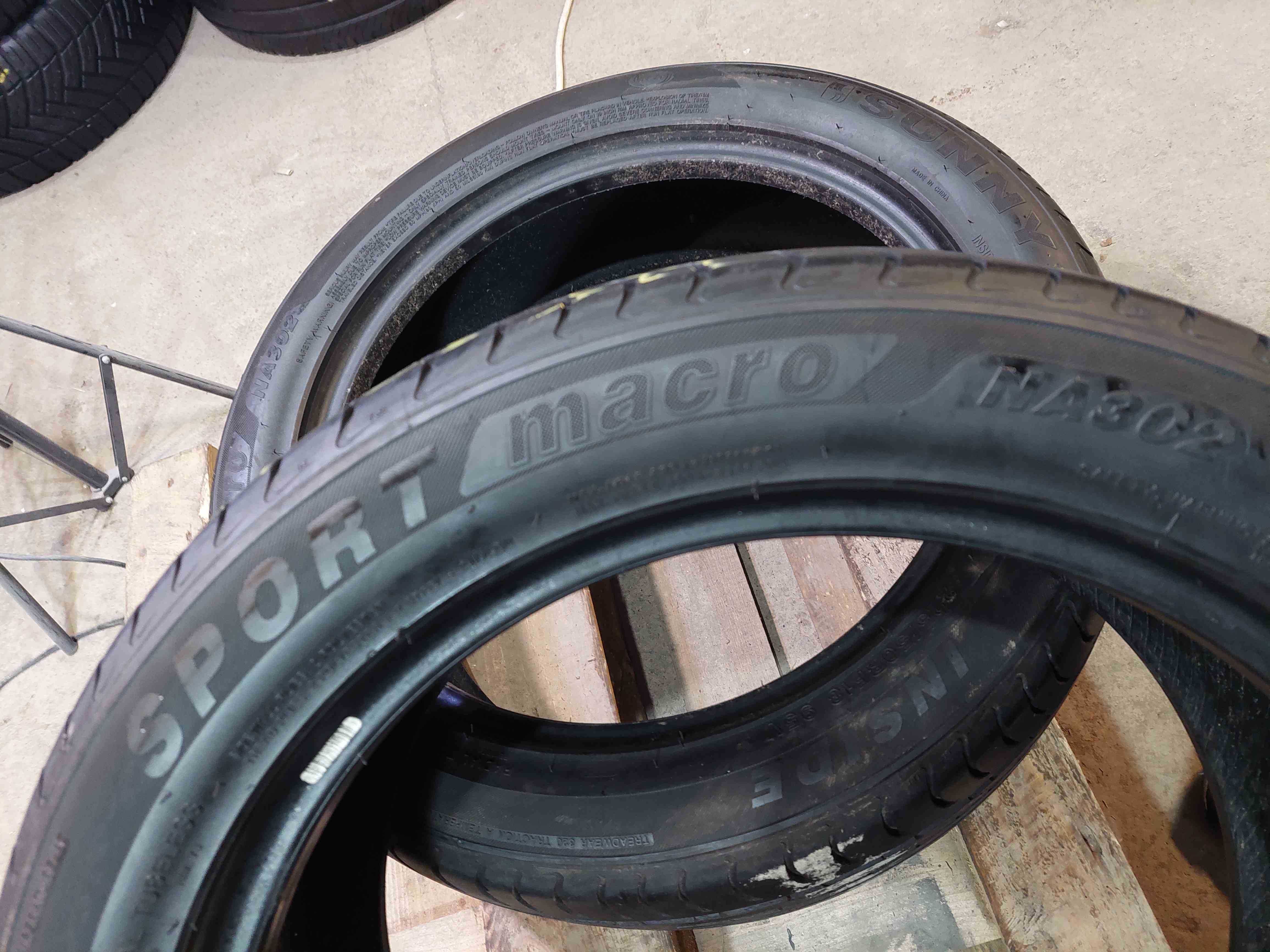 SET 2 Anvelope Vara 225/50 R18 SUNNY Sport macro NA302 95V - Runflat