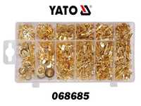 Комплект неизолирани кабелни накрайници, 750 броя, YATO YT 068685