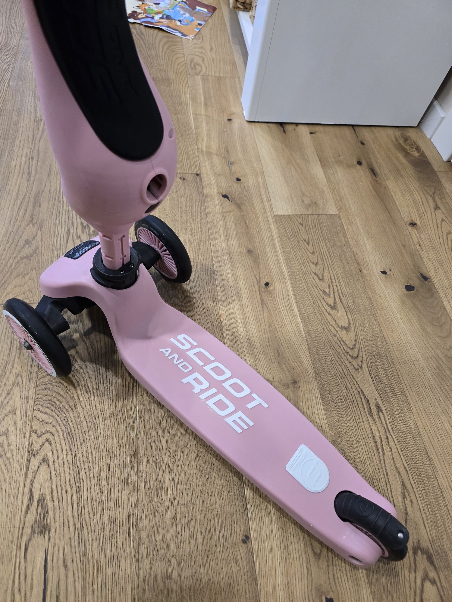 Scoot & Ride Highwaykick 2в1 Rose – тротинетка в отлично състоян