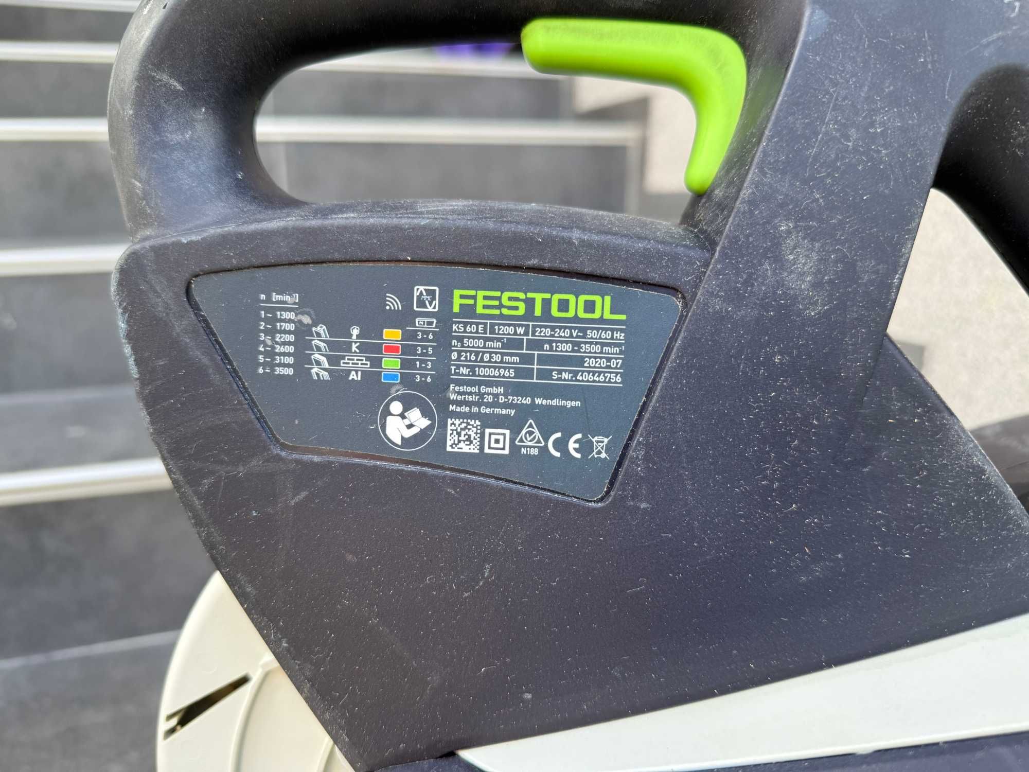 FESTOOL KS 60 E Настолен потапящ циркуляр