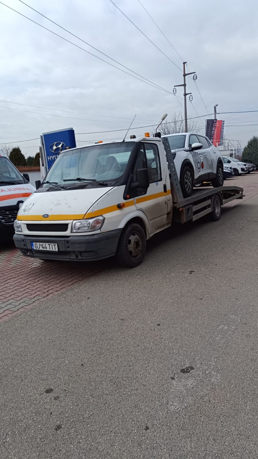 Tractari auto transport asistenta platforma Tg Targu Jiu Gorj servis