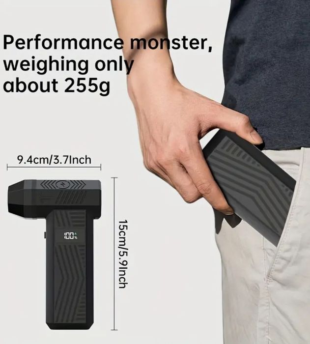 Мощен турбо вентилатор 150000 RPM 4000mAh