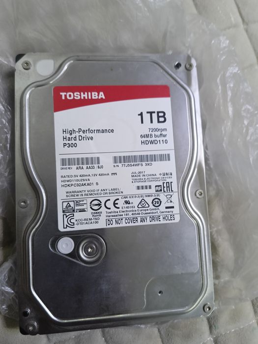 Жёсткий диск на 1TB