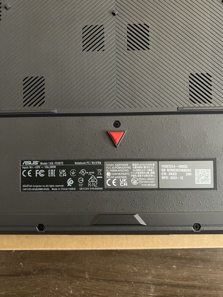 Геймърски Лаптоп ASUS TUF F15 FX507ZC4 Гаранционен!!!