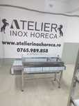 Statie de bar inox cu 2 cuve 1200x450x900mm Direct producatori