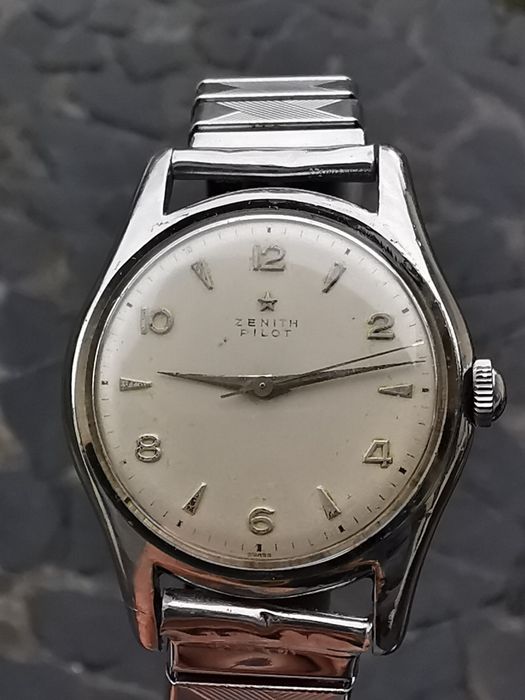 Ceas Zenith Pilot Stellina-Cal.126 5 6 -35 mm- Funcționează Impecabil