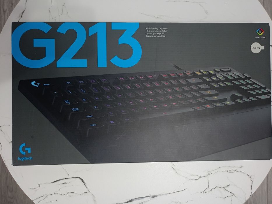 Tastatura Gaming LOGITECH Prodigy G213, USB, Layout US INT, negru