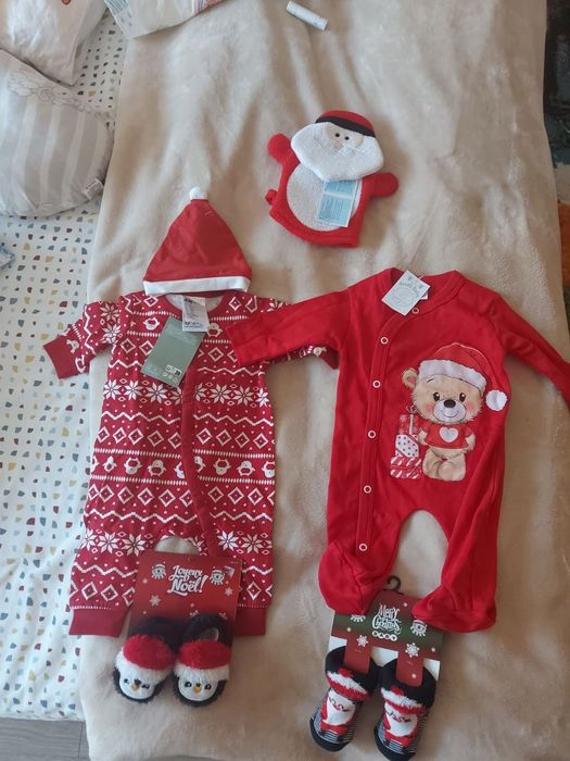 Коледен сет за новороден бебе