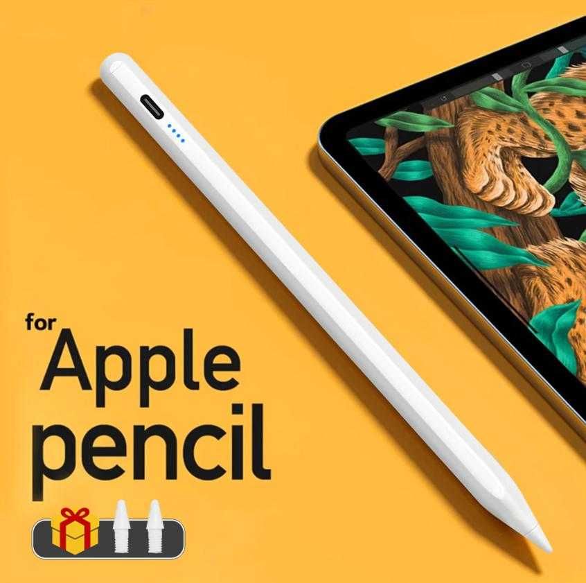 Apple Pencil 2 iPad Air 5 Tilt Function Palm Rejection Магнитен Стилус
