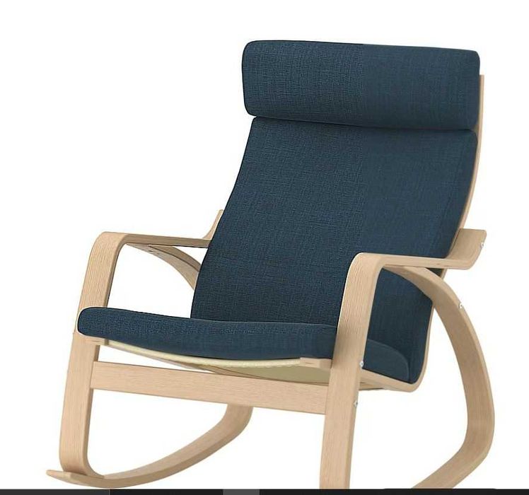 Fotoliu IKEA Poang albastru inchis