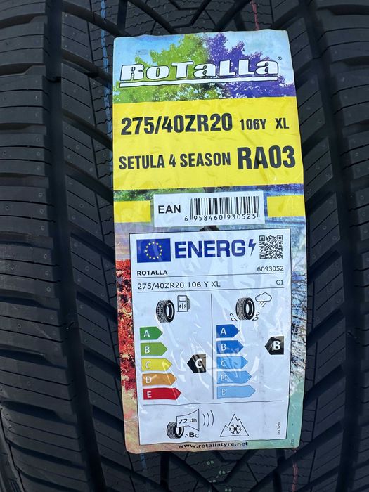Всесезонен спорт пакет ROTALLA 245/45R20 275/40R20  2454520  2754020