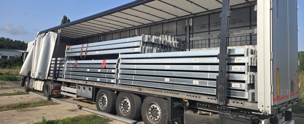 Rafturi pentru paleți industriale second-hand