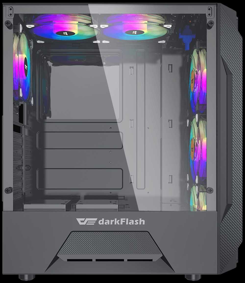 [НОВЫЙ] Корпус DarkFlash LEO Black (with 4 fans)
